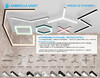 Миниатюра фото профиль накладной/подвесной для светодиодной ленты ambrella illumination profile system gp3100bk | 220svet.ru